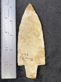 Adena from Jones County, Iowa Indian Artifact Arrowhead