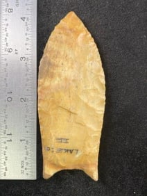 Clovis from Illinois Indian Artifact Arrowhead