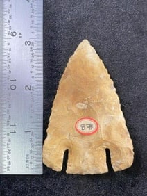 Calf Creek Indian Artifact Arrowhead