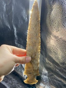 Large Tallahatta Quartzite Spear Indian Artifact Arrowhead