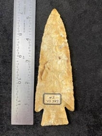 Hardin from Iowa Indian Artifact Arrowhead