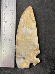 Cornertang from Bell County, Texas Indian Artifact Arrowhead