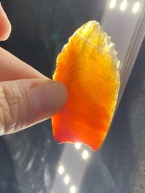 Obsidian Folsom from Colorado Indian Artifact Arrowhead