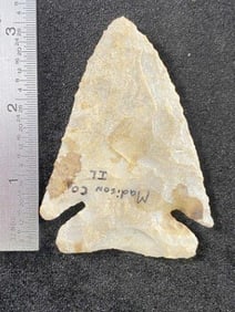 Thebes from Illinois Indian Artifact Arrowhead