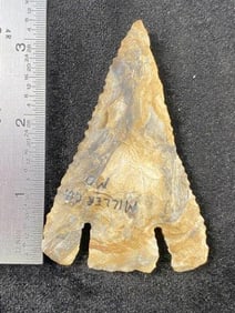 Calf Creek from Missouri Indian Artifact Arrowhead