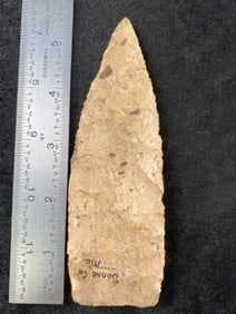 Agate Basin from Boone County, Missouri Indian Artifact Arrowhead