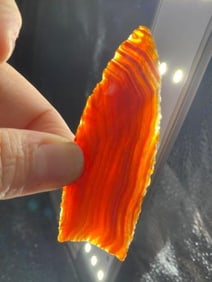 Obsidian Clovis from Colorado Indian Artifact Arrowhead