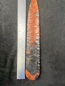 Large Mahogany Obsidian Blade from Colorado Indian Artifact Arrowhead