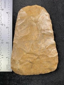 Chipped Celt from Illinois Indian Artifact Arrowhead