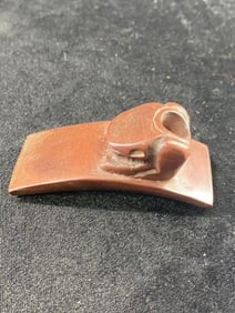 Hopewell Frog Effigy Stone Pipe from Ohio Indian Artifact Arrowhead