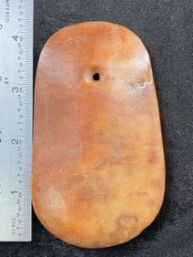Quartz Pendant from Illinois Indian Artifact Arrowhead