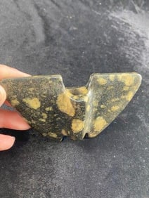 Winged Bannerstone from Kentucky Indian Artifact Arrowhead