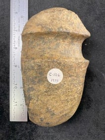 Grooved Axe found in 1973 from Illinois Indian Artifact Arrowhead