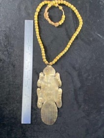 Hudson Bay Beaver Effigy Trade Necklace