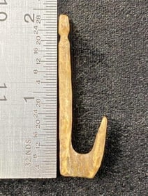 Bone Hook Indian Artifact Arrowhead