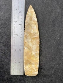 Agate Basin from Missouri Indian Artifact Arrowhead