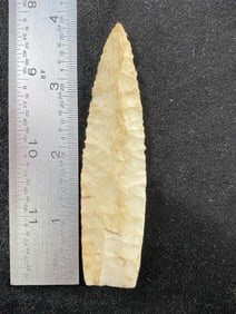Agate Basin from Missouri Indian Artifact Arrowhead