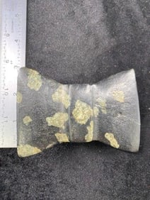 Bowtie Bannerstone from Tennessee Indian Artifact Arrowhead