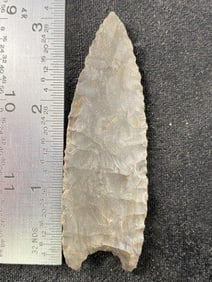 Clovis Indian Artifact Arrowhead
