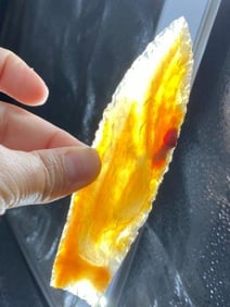 Obsidian Clovis from Oregon Indian Artifact Arrowhead