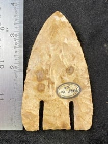 Calf Creek from Iowa Indian Artifact Arrowhead