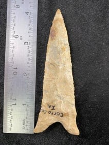 Dalton from Iowa Indian Artifact Arrowhead