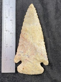 Thebes from Saline County, Missouri Indian Artifact Arrowhead