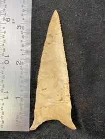 Dalton from Missouri Indian Artifact Arrowhead