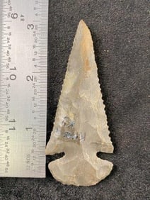 Dovetail Indian Artifact Arrowhead