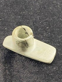 Miniature Pipe from Illinois Indian Artifact Arrowhead broken & glued