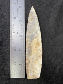 Agate Basin from Missouri Indian Artifact Arrowhead