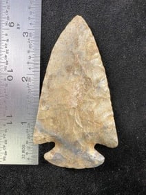Dovetail from Missouri Indian Artifact Arrowhead