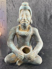 Pre-Columbian Pottery Vessel from Aaron Mitchell Collection Indian Artifact Arrowhead