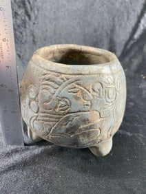 Pre-Columbian Pottery Vessel from Aaron Mitchell Collection Indian Artifact Arrowhead