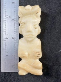 Pre-Columbian Axe God Effigy