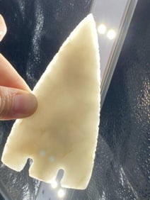 Novaculite Calf Creek from Arkansas Indian Artifact Arrowhead