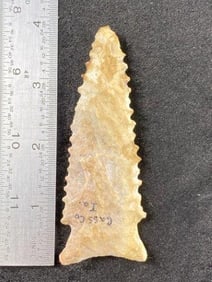 Dalton Hemphil from Cass County, Iowa Indian Artifact Arrowhead