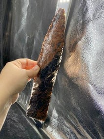 Huge Mahogany Obsidian Blade from Colorado Indian Artifact Arrowhead