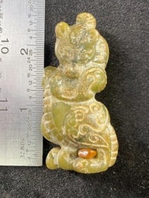 Chinese Jade Hongshan Figurine