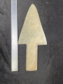 Large Slate Spear Indian Artifact Arrowhead
