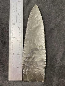 Large Dalton Pitkin Chert from North East Arkansas Indian Artifact Arrowhead