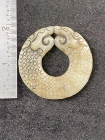 Chinese Jade Hongshan Figurine