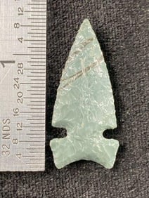 Extremely Fine Obsidian Point from the Gerald Gerlach Collection from Boise, Idaho Indian Artifact