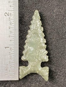 Extremely Fine Obsidian Point from the Gerald Gerlach Collection from Boise, Idaho Indian Artifact