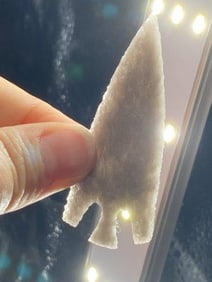 Extremely Fine Obsidian Point from the Gerald Gerlach Collection from Boise, Idaho Indian Artifact