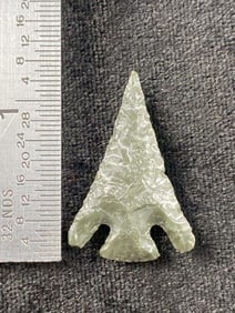 Extremely Fine Obsidian Point from the Gerald Gerlach Collection from Boise, Idaho Indian Artifact