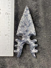 Extremely Fine Obsidian Point from the Gerald Gerlach Collection from Boise, Idaho Indian Artifact