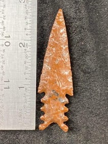 Extremely Fine Obsidian Point from the Gerald Gerlach Collection from Boise, Idaho Indian Artifact