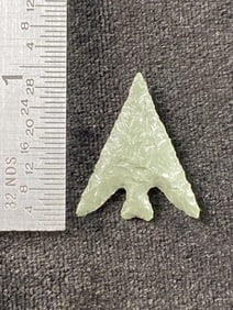 Extremely Fine Obsidian Point from the Gerald Gerlach Collection from Boise, Idaho Indian Artifact