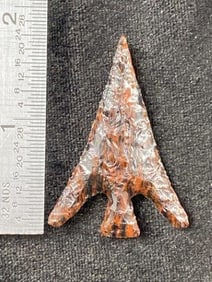 Extremely Fine Obsidian Point from the Gerald Gerlach Collection from Boise, Idaho Indian Artifact